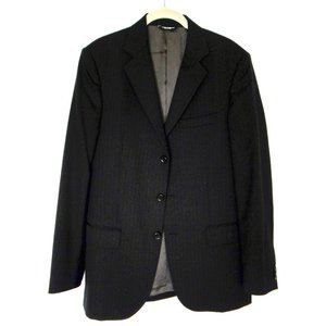 DOLCE GABBANA for Men, IT 46 / US S, black/grey, 100% virgin wool, worn one time